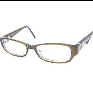 Coach Nuala 2019 Brown Blue Rectangular Eyeglasses
Frames